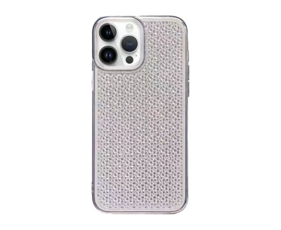 iLike iPhone 14 Pro Silicone case Shine Transparent Apple Black