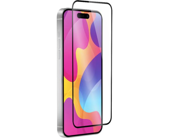 Fusion 5D glass aizsargstikls pilnam ekrānam Apple iPhone 15 Pro Max melns