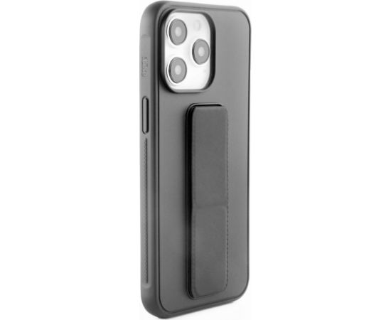 iLike iPhone 15 Plus Silicone Case with stand Apple Black