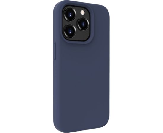 Evelatus iPhone 15 Pro Max Premium Soft Touch Silicone Case Apple Midnight Blue