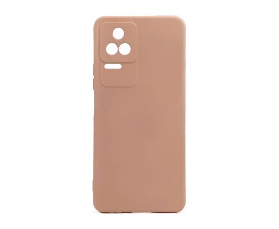 Evelatus POCO F4 Nano Silicone Case Soft Touch TPU Xiaomi Beige