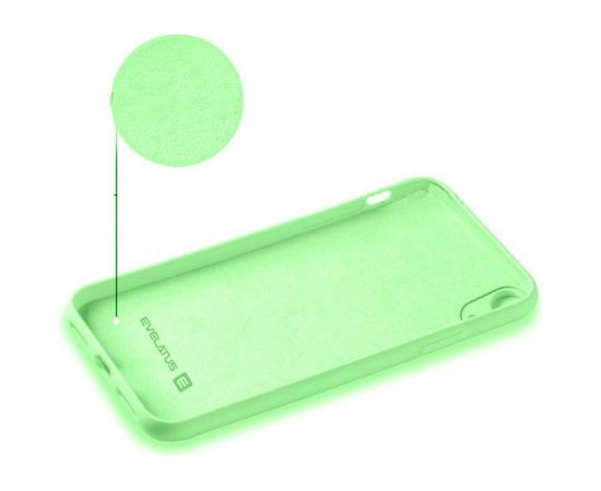 Evelatus iPhone XR Nano Silicone Case Soft Touch TPU Apple Mint