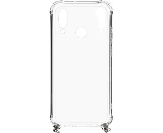 Evelatus P30 Lite Silicone Transparent with Necklace TPU Strap Huawei Space Gray