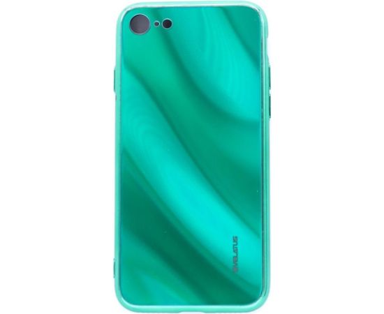 Evelatus iPhone 7/8 Water Ripple Full Color Electroplating Tempered Glass Apple Green