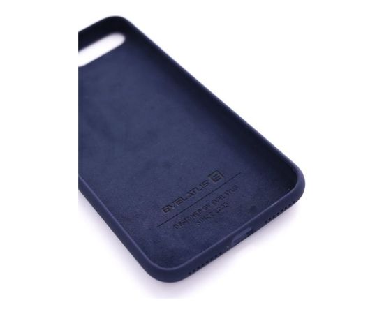 Evelatus iPhone 7 Plus/8 Plus Premium Soft Touch Silicone Case Apple Midnight Blue