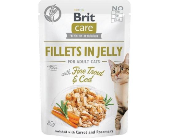 BRIT Care Fillets in Jelly Flavour Box- wet cat food - 12 x 85g