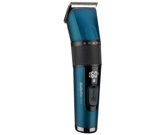 BaByliss Japanese Steel Digital Hair Clipper Black, Teal