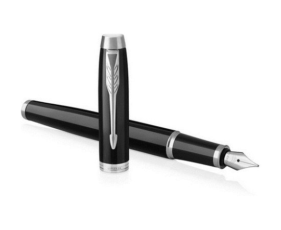 Parker IM fountain pen Cartridge filling system Black, Chrome 1 pc(s)