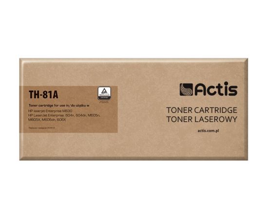 Actis TH-81A toner (replacement for HP 81A CF281A; Standard; 10500 pages; black)