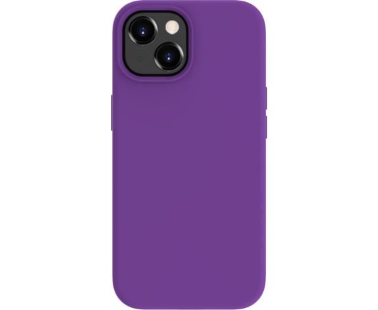 Evelatus iPhone 15 Premium Magsafe Soft Touch Silicone Case Apple Deep Purple