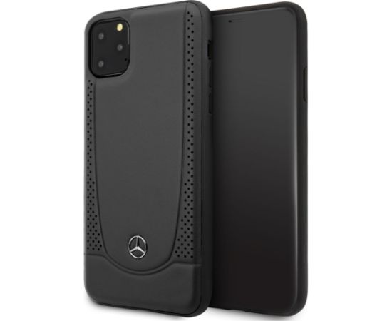 Mercedes-Benz iPhone 11 Pro Max Leather Hardcase Perforation Apple Black