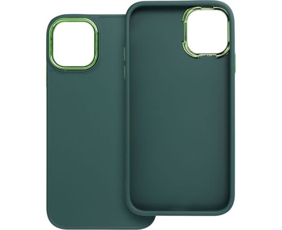 Fusion Frame silikona aizsargapvalks  Apple iPhone 15 Pro Max zaļš
