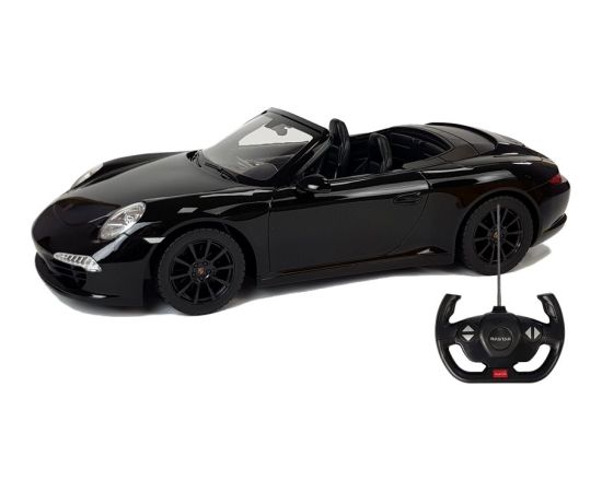 Tālvadības automašīna Porsche 911 Carrera, 1:12, melna