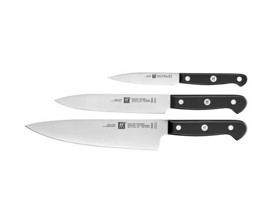 ZWILLING 36130-003-0 Set de 3 Couteaux, Acier Inoxydable, Noir, 34 x 14 x 3 cm 3 pc(s) Knife set