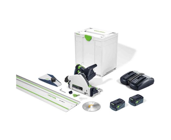 Akumulatora ripzāģis Festool TSC 55 5,0 KEBI-Plus/XL-FS;  18 V; 2x5,0 Ah akum.