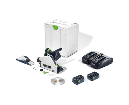 Akumulatora ripzāģis Festool TSC 55 5,0 KEBI-Plus/XL;  18 V; 2x5,0 Ah akum.