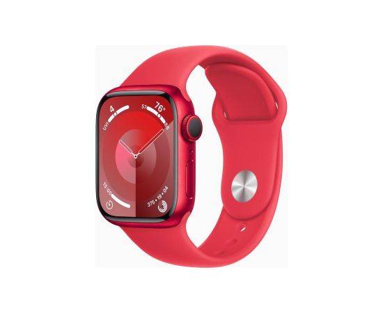 Apple Watch Series 9 GPS 41mm (PRODUCT)RED Aluminium Case with (PRODUCT)RED Sport Band - S/M