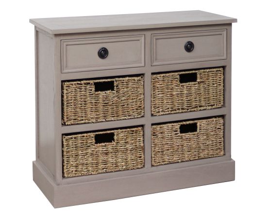 Cabinet with basket drawers KENT 76x33xH66cm