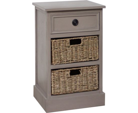 Cabinet with basket drawers KENT 40x33xH66cm