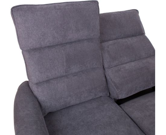 Sofa BOWERS 2-seater electric recliner, grey