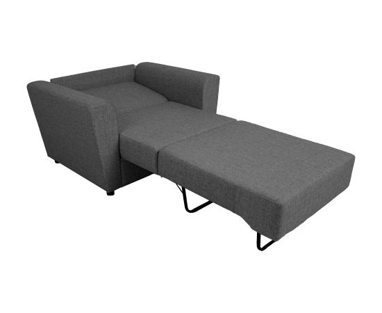 Armchair bed VESPER dark greygrey