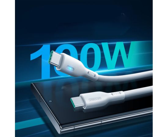 Joyroom S-CC100A13 USB C - кабель USB C 100 Вт 2 м белый