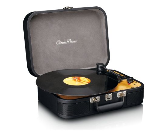 Vinyl record player in a suitcase Lenco TT116BK, black