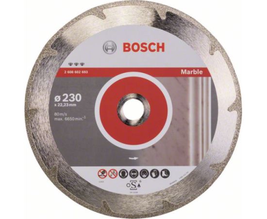 Dimanta griešanas disks Bosch BEST FOR MARBLE; 230 mm