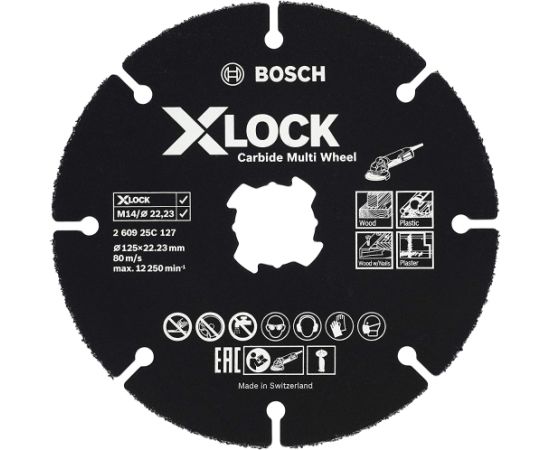 Griešanas disks Bosch 260925C127; 125x22,23 mm