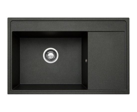 Sink PYRAMIS CAMEA 79X50 1B 1D L 070074301 black