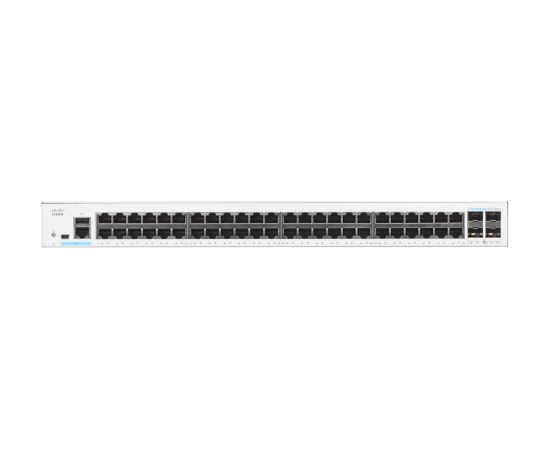 Cisco CBS350-48T-4X-EU network switch Managed L2/L3 Gigabit Ethernet (10/100/1000) Silver