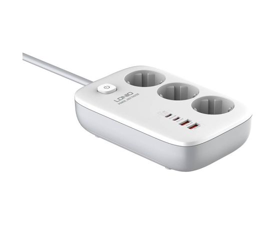 Power Strip GaN LDNIO SE3436 65W white