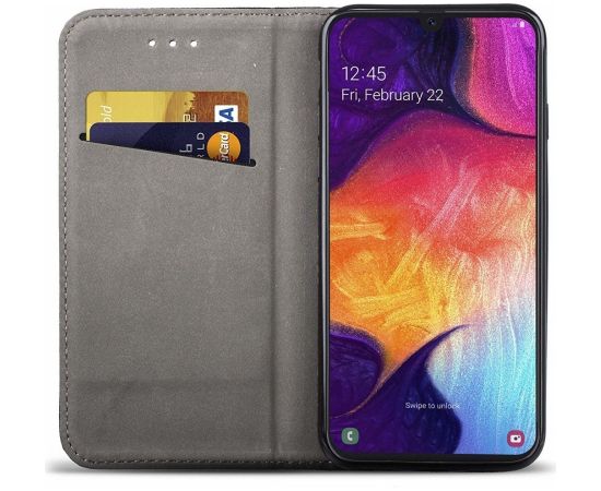 Fusion magnet grāmatveida maks Samsung A600 Galaxy A6 2018 melns