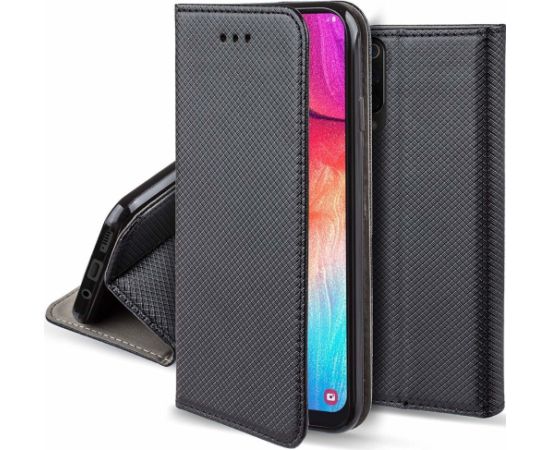 Fusion Magnet Case Grāmatveida Maks Priekš Xiaomi Redmi 9A | 9AT | 9i Melns