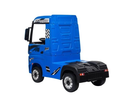 Lean Cars Electric Ride-On Car Mercedes Actros Blue Painted