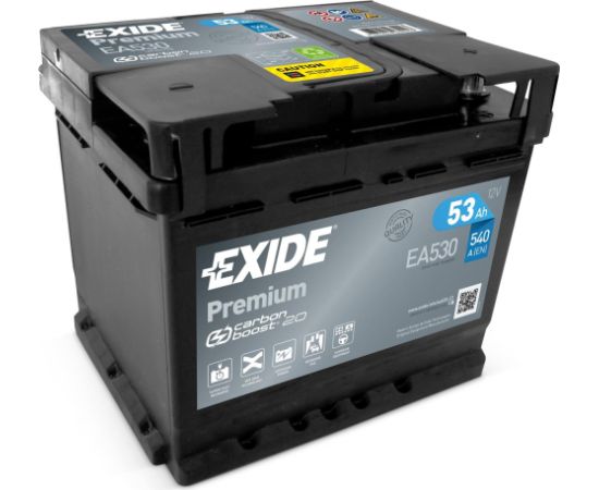 Exide Premium EA530 12V 53Ah 540A 207x175x190 EA530