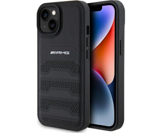 3MK AMG Leather Debossed Lines Back Case Защитный Чехол для Apple iPhone 15