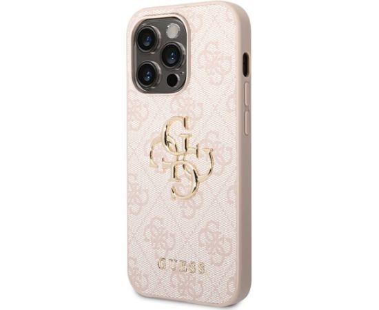 Guess 4G Big Metal Logo Back Case Aizsargapvalks Priekš Apple iPhone 15 Pro Max