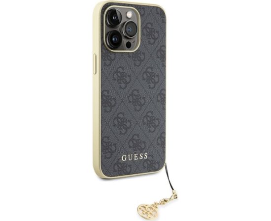 Guess 4G Charms Collection Back Case Aizsargapvalks Priekš Apple iPhone 15 Pro Max