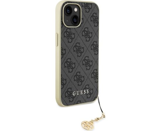 Guess 4G Charms Collection Back Case Aizsargapvalks Priekš Apple iPhone 15