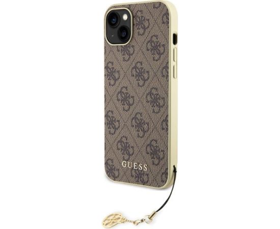 Guess 4G Charms Collection Back Case Aizsargapvalks Priekš Apple iPhone 15