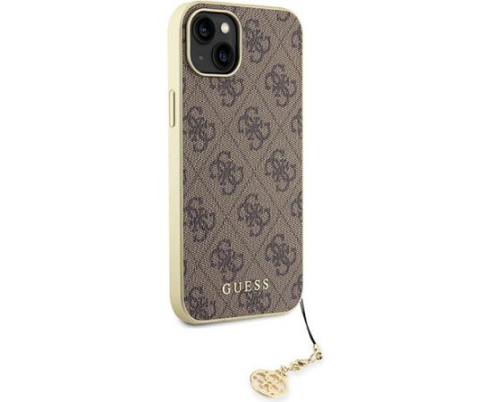 Guess 4G Charms Collection Back Case Aizsargapvalks Priekš Apple iPhone 15