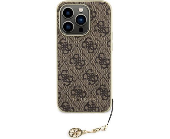 Guess 4G Charms Collection Back Case Aizsargapvalks Priekš Apple iPhone 15 Pro