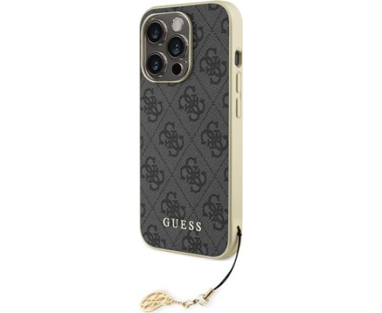 Guess 4G Charms Collection Back Case Aizsargapvalks Priekš Apple iPhone 15 Pro