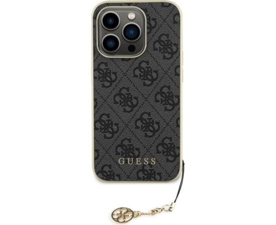 Guess 4G Charms Collection Back Case Aizsargapvalks Priekš Apple iPhone 15 Pro