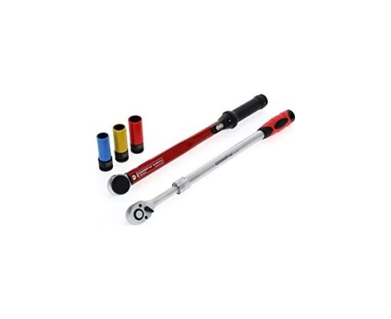 GEDORE red wheel change assortment, 5 pieces, torque wrench (black/red) 3300187