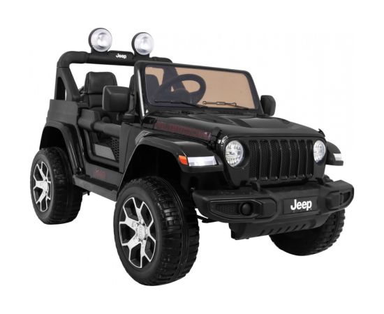 Jeep Wrangler Rubicon elektriskais divvietīgais, melns