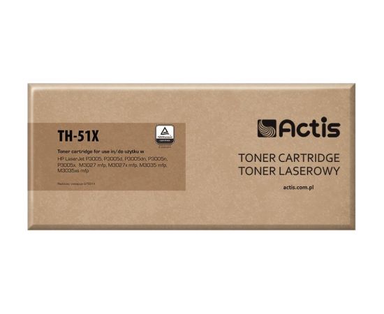 Actis TH-51X toner (replacement for HP 51X Q7551X; Standard; 13000 pages; black)