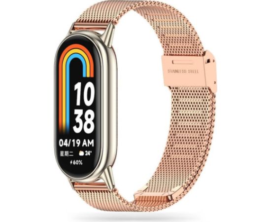 Tech-Protect watch strap MilaneseBand Xiaomi Smart Band 8, rose gold