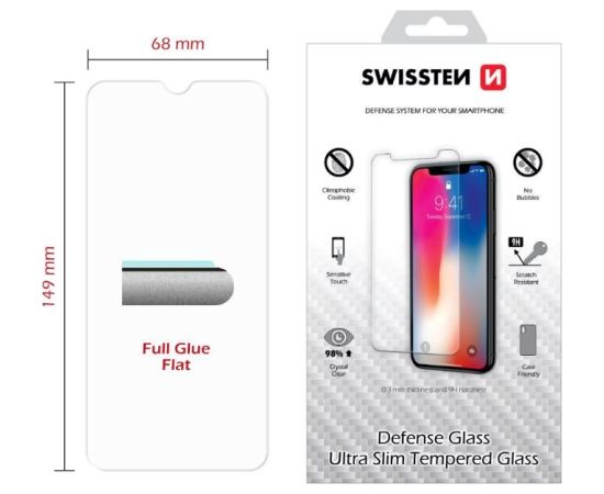 Swissten Ultra Slim Tempered Glass Premium 9H Aizsargstikls Xiaomi Redmi Note 7 / Note 7 PRO